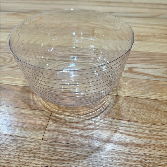 Longaberger 2002 Golf Club Basket with Blue Plaid Liner Plastic Protector - Picture 6 of 6